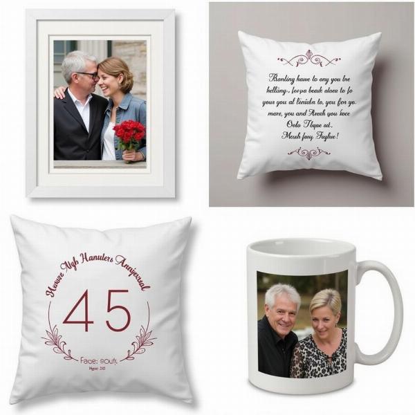 Regalo personalizzato per 45 anni di matrimonio