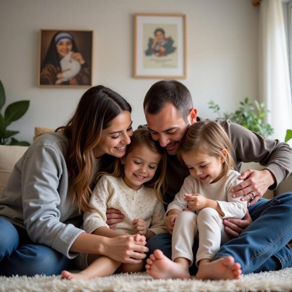 Una famiglia adottiva ispirata da Madre Teresa