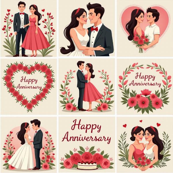 Immagini auguri anniversario matrimonio per WhatsApp