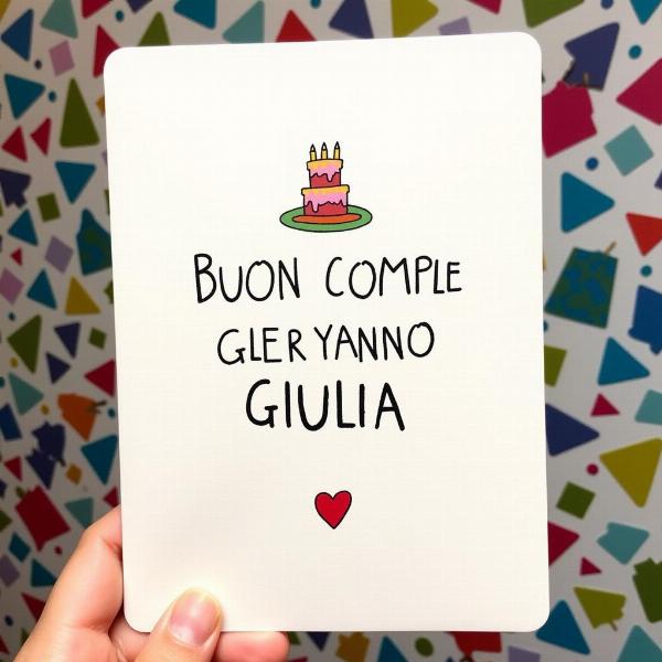 Auguri di buon compleanno Giulia divertenti