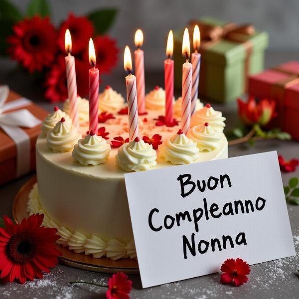 Auguri di buon compleanno nonna