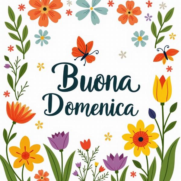 Biglietto d'auguri per la buona domenica 24 marzo 2025