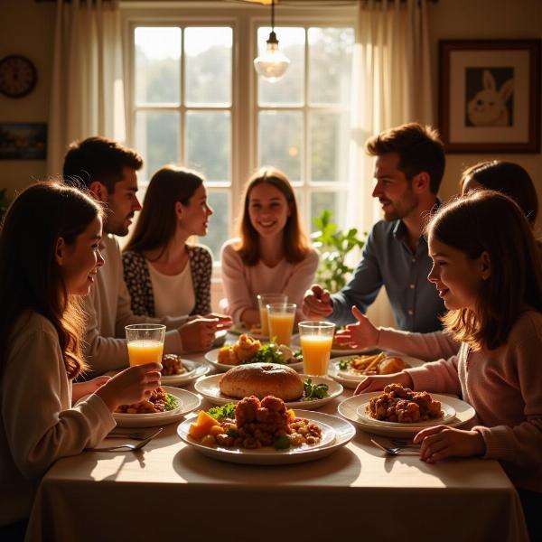 Auguri di Buona Pasqua Serata in Famiglia