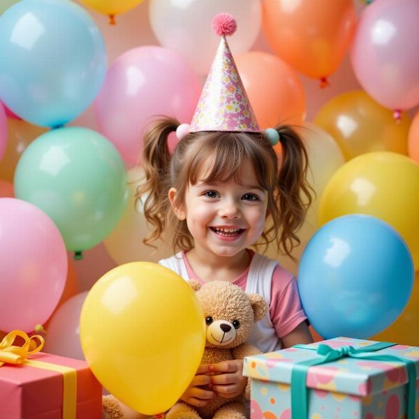 Auguri di compleanno a mia nipote bambina