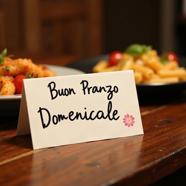 Auguri Personalizzati di Buon Pranzo Domenicale