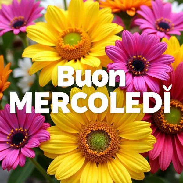 Immagini Buon Mercoledì 24 Luglio con Fiori