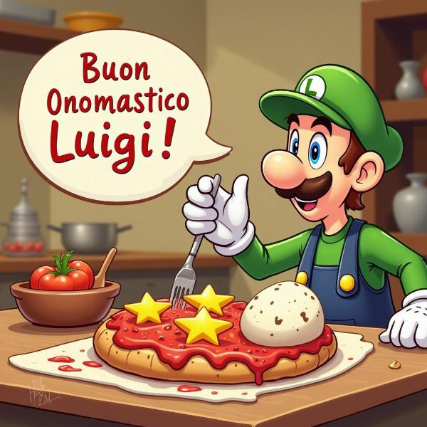 Buon Onomastico Luigi GIF Cucina