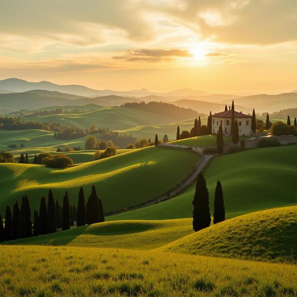 Buon pomeriggio với khung cảnh Tuscany