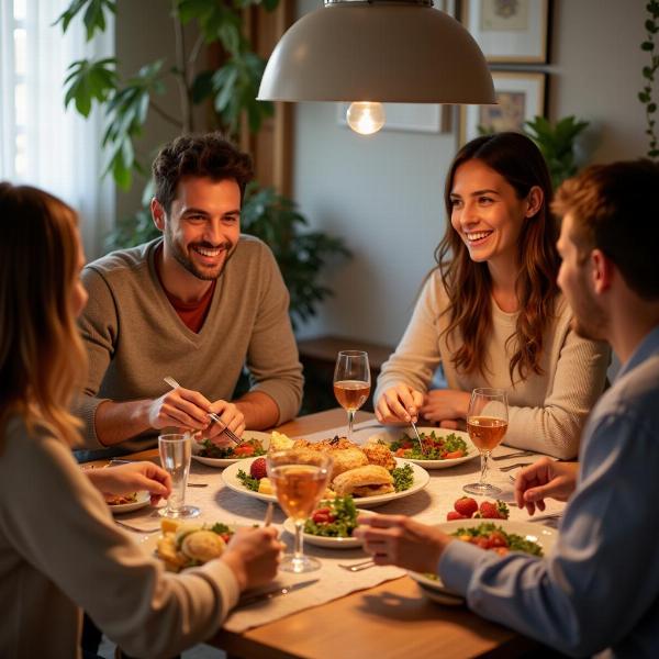 Buon pranzo e buona domenica in famiglia