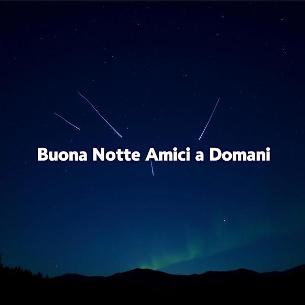 GIF Buona Notte Amici a Domani: Cielo Stellato