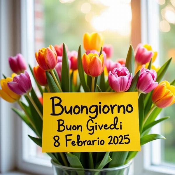 Buongiorno Buon Giovedì 8 Febbraio 2025 - Hoa mùa xuân tươi tắn