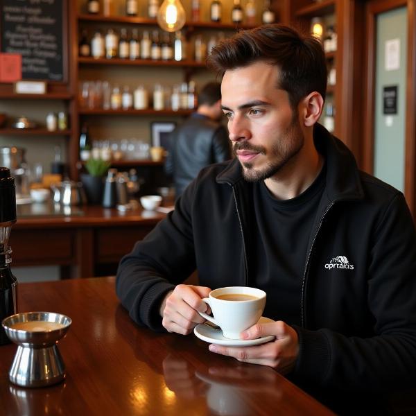 Buongiorno buon martedì caffè: Espresso al bar