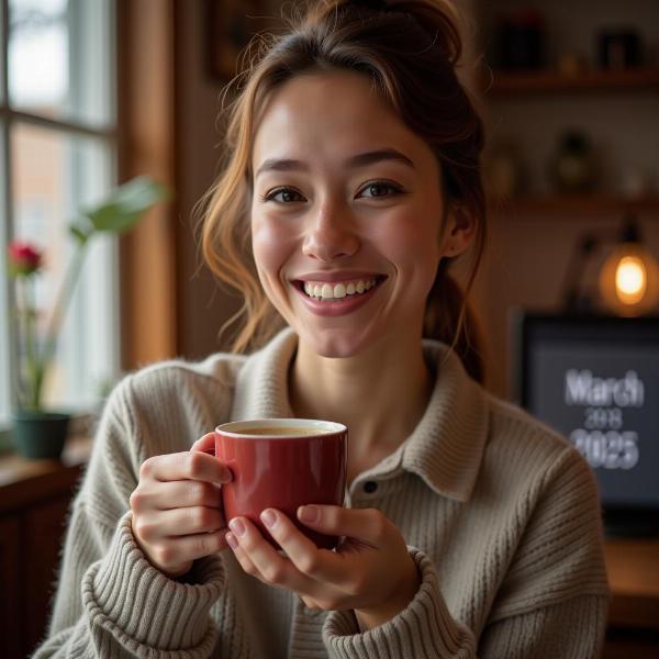 Caffè e sorriso per un buongiorno di mercoledì 6 marzo 2025