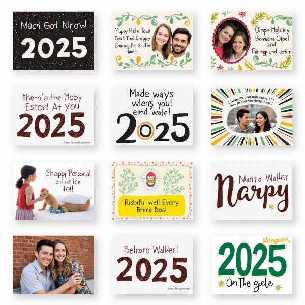 Cartoline Buon Anno 2025 Gratis Personalizzate