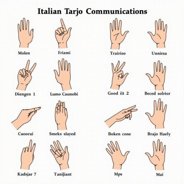 Comunicazione non verbale e gesti italiani