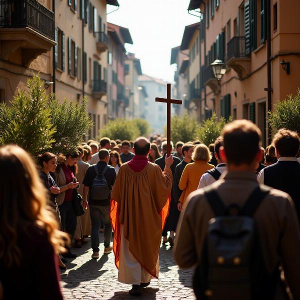 Processione della Domenica delle Palme in Italia