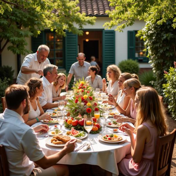 Pranzo in famiglia per Ferragosto