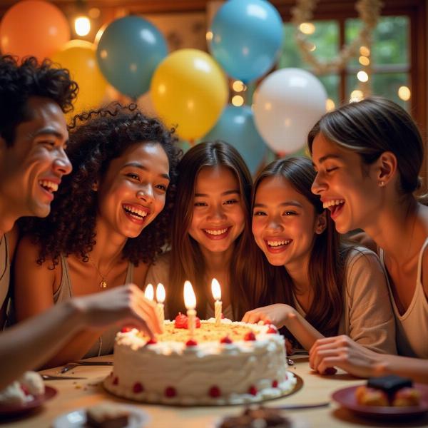 Festa di compleanno indimenticabile per un'amica