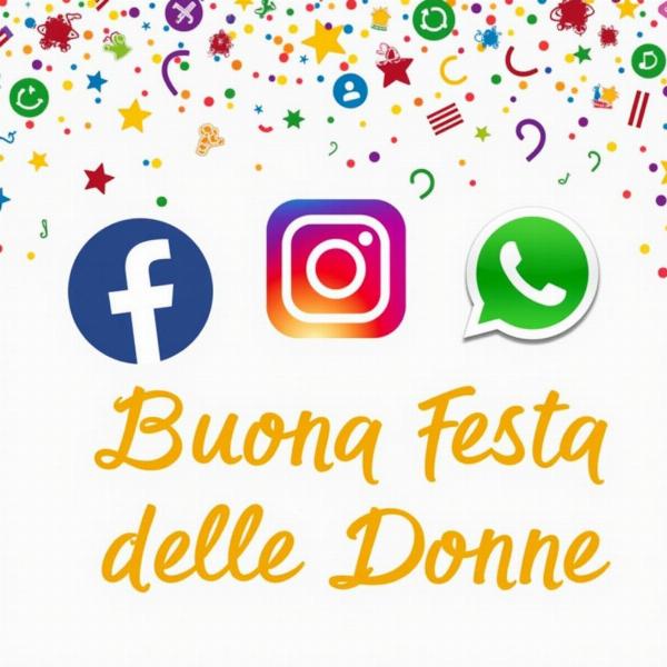 Condividere immagini per la Festa delle Donne sui social media