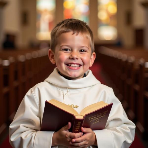 Auguri di Comunione per un bambino