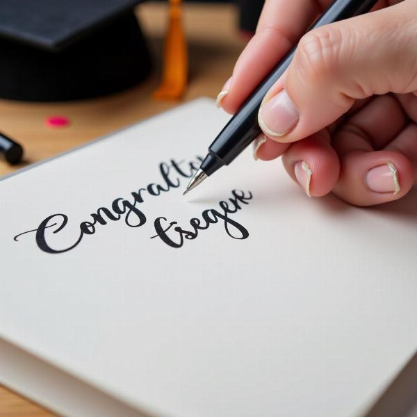 Scrittura Biglietto di Laurea