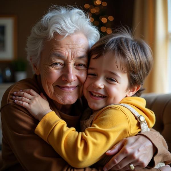 Frasi d'amore per il nipotino: Un tenero abbraccio