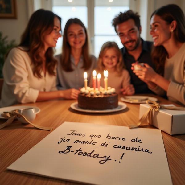 Frasi di buon compleanno per famiglia