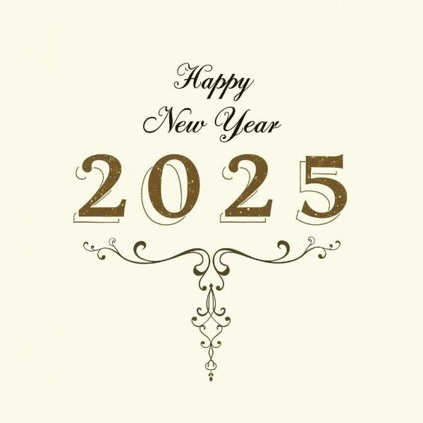 Frasi formali per augurare Buon Anno 2025 in inglese