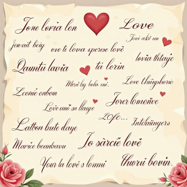 Frasi latine d'amore