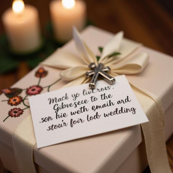 Frasi per un regalo di matrimonio religioso