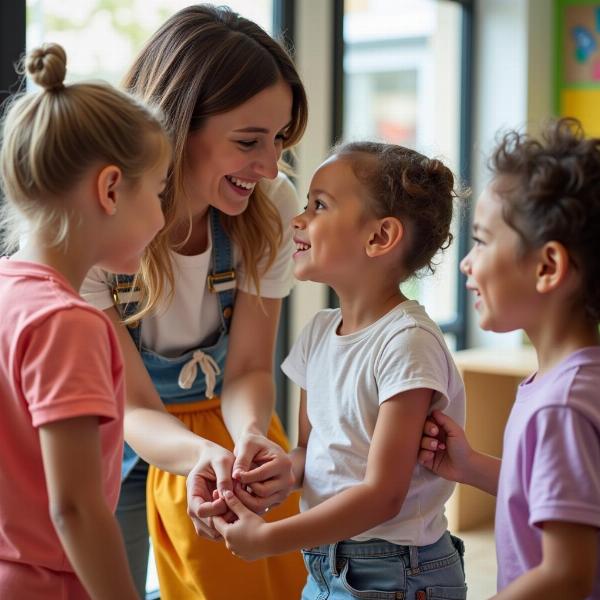 Bambini accolti all'asilo nido