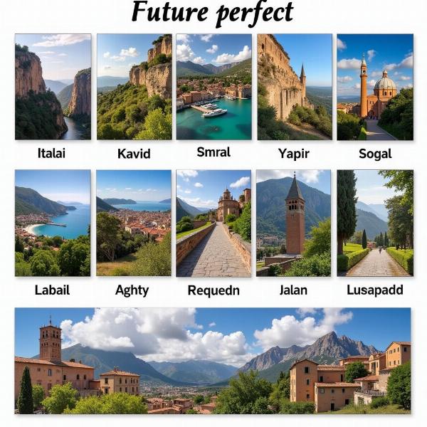 Viaggio in Italia con esempi di Futuro Anteriore del verbo Essere