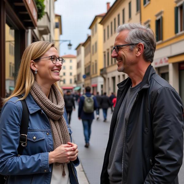 Un incontro casuale per strada