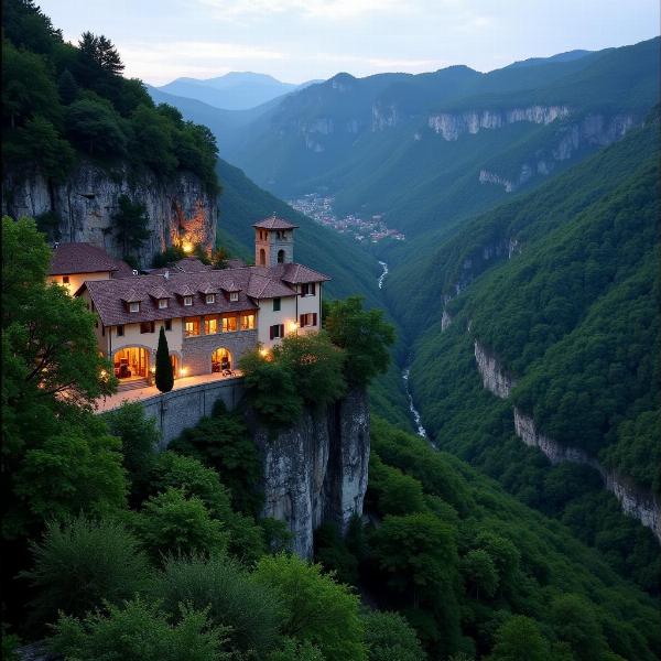 Hotel con vista panoramica sulle Grotte di Frasassi