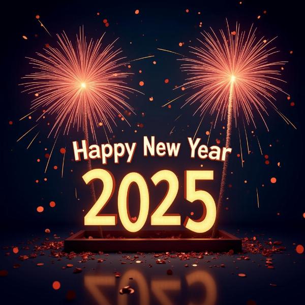 GIF Animata Buon Anno 2025 Divertente