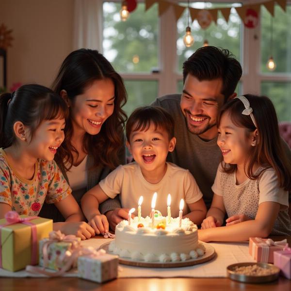 Messaggi di buon compleanno per la famiglia