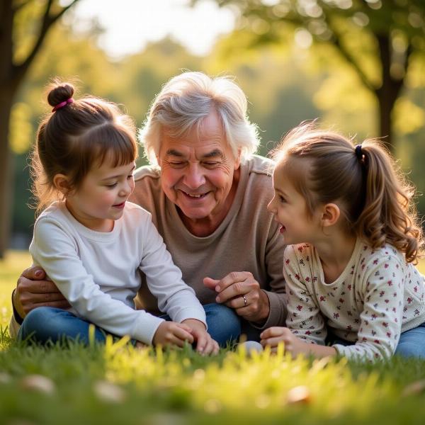 Nonni e Nipoti Giocano Insieme