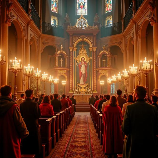 Celebrazione della Pasqua Ortodossa in Chiesa