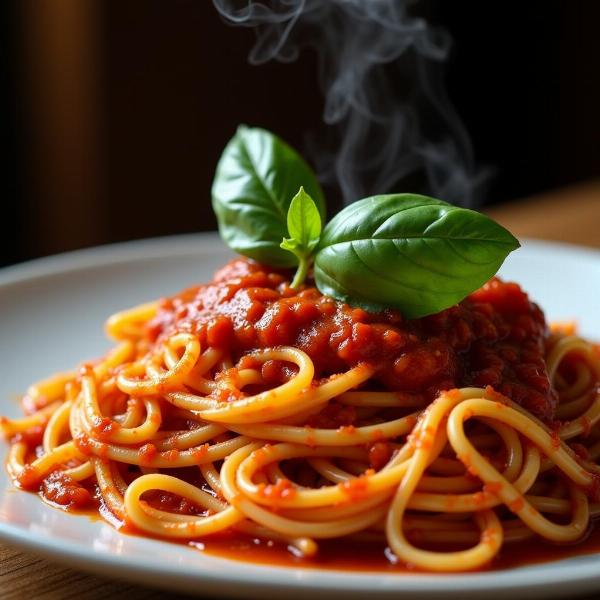 Pasta al pomodoro fresco e basilico