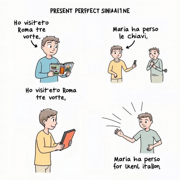 Esempi di frasi con il Present Perfect in italiano