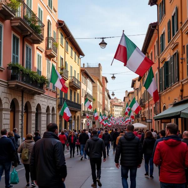 Celebrazione del Primo Maggio in Italia