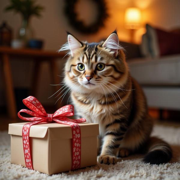 Regalo di compleanno per il gatto