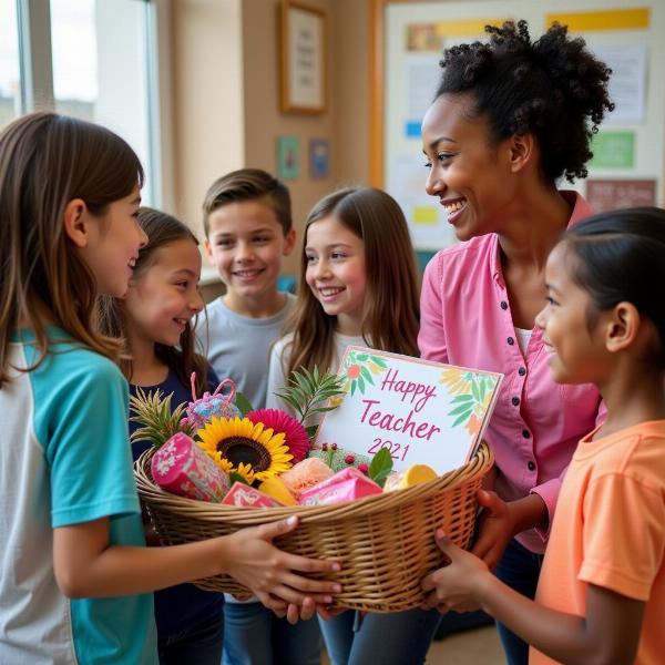 Un regalo speciale per ringraziare la maestra