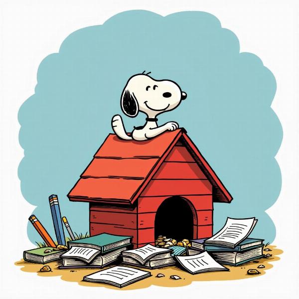 Sorridere dei guai frasi Snoopy