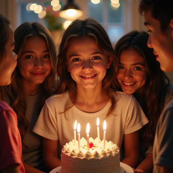 Auguri di buon compleanno per nipote adolescente