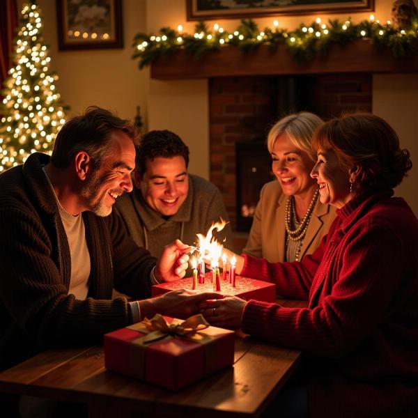 Auguri di Natale al genero in stile tradizionale