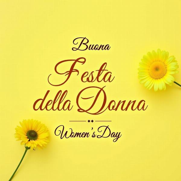 Auguri Festa della Donna Classici