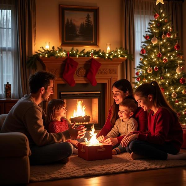 Auguri di Natale per la famiglia