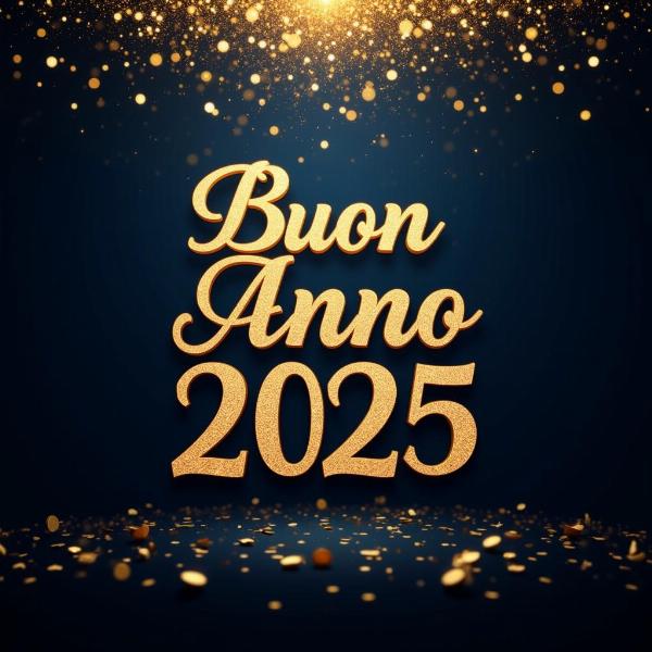 Buon Anno 2025 GIF Animata