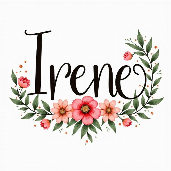 Immagine Buon Compleanno Irene con nome artistico